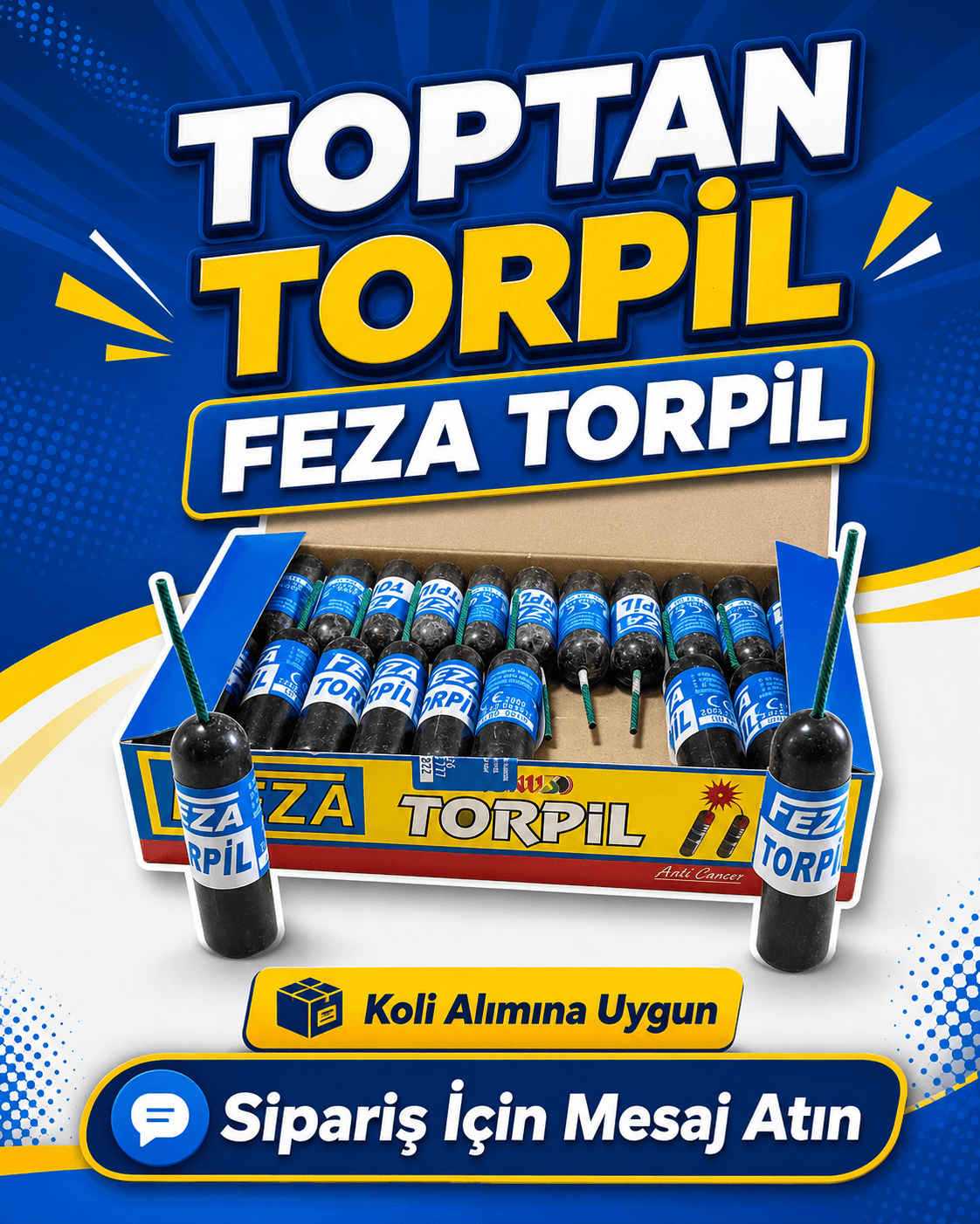 Torpil ürün görseli - yüksek sesli piroteknik