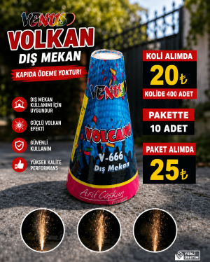 Dış Mekan Volkan 50 Adet Toptan
